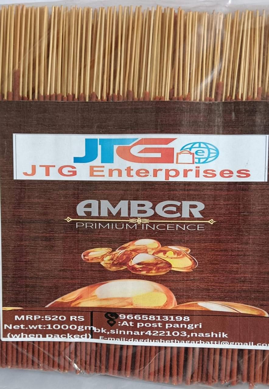 JTG enterprises Incense Stick Amber 1 Kg ( Pack of 1 ) JTG enterprises Incense Stick Amber 1 Kg ( Pack of 1 )