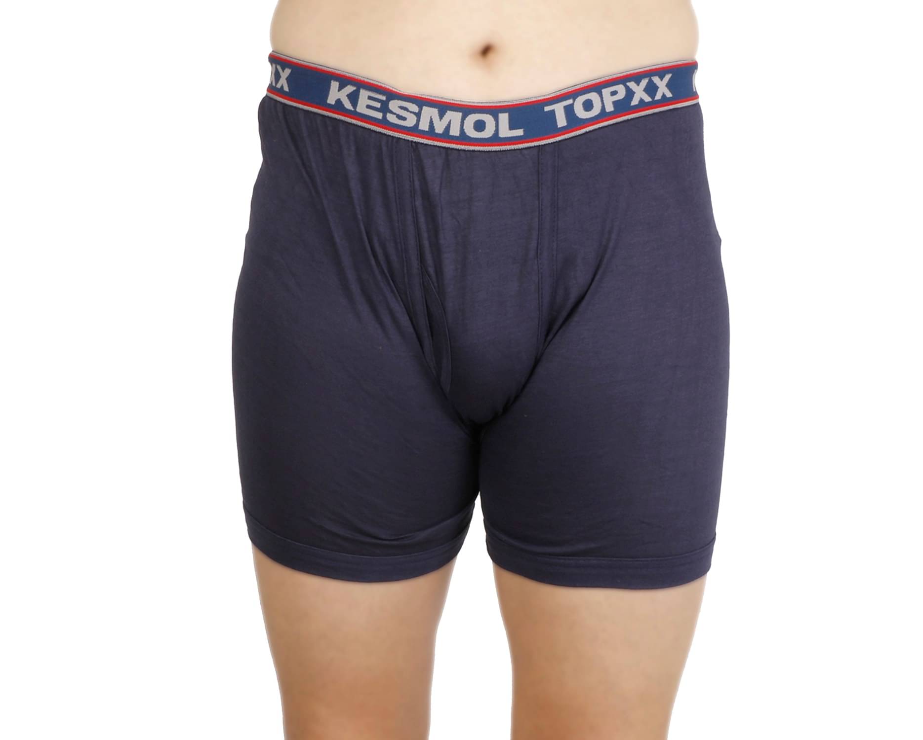    			Kesmol Pack of 1 Cotton Trunks For Men's ( Navy Blue )