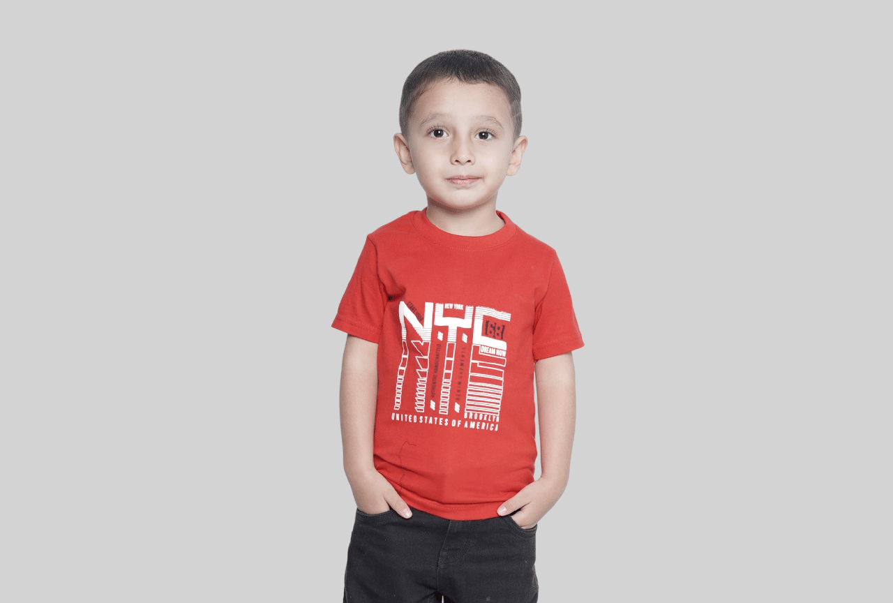     			Kidzee Kingdom Pack of 1 Boys Cotton T-Shirt ( Red )