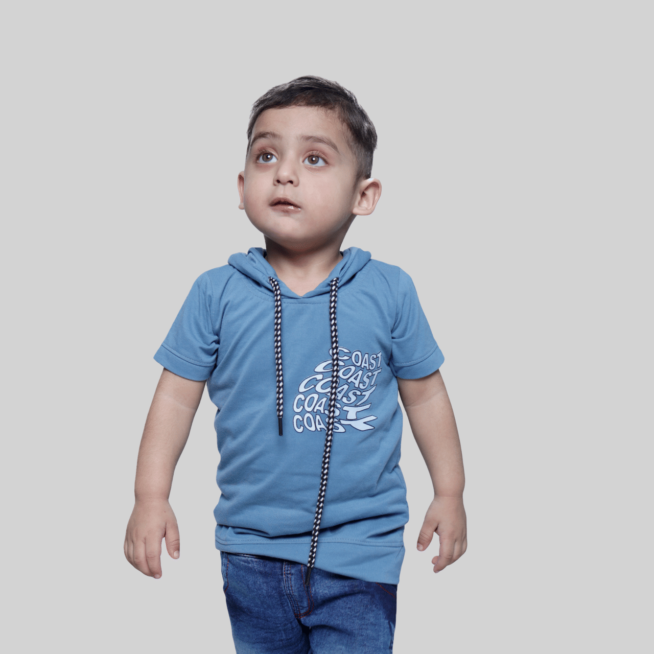     			Kidzee Kingdom Pack of 1 Boys Cotton T-Shirt ( Blue )