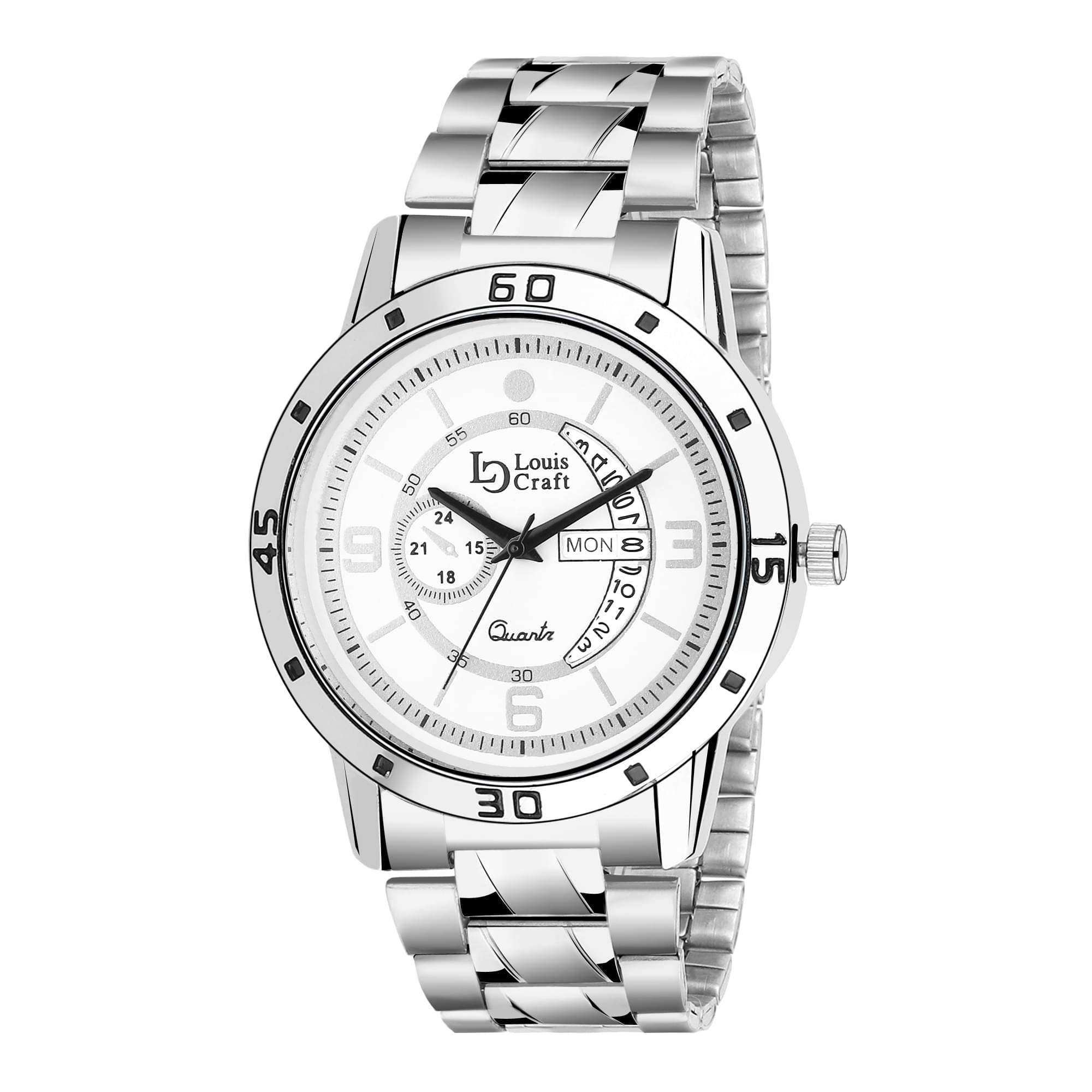     			Louis Craft Silver Stainless Steel Analog Men's Watch
