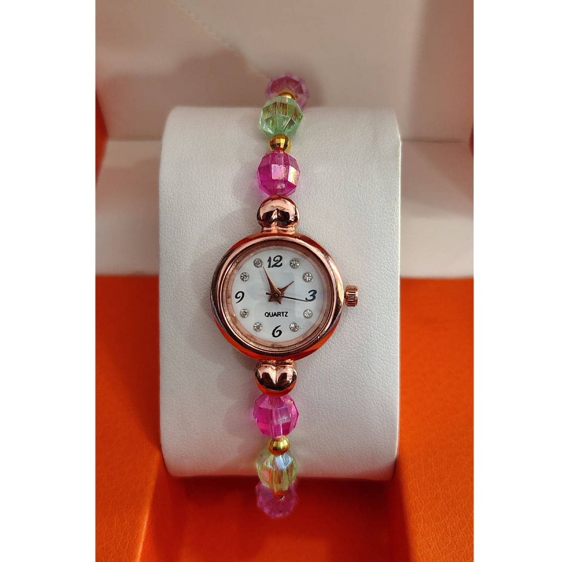     			MARKRIN Rose Gold Plastic Analog Womens Watch