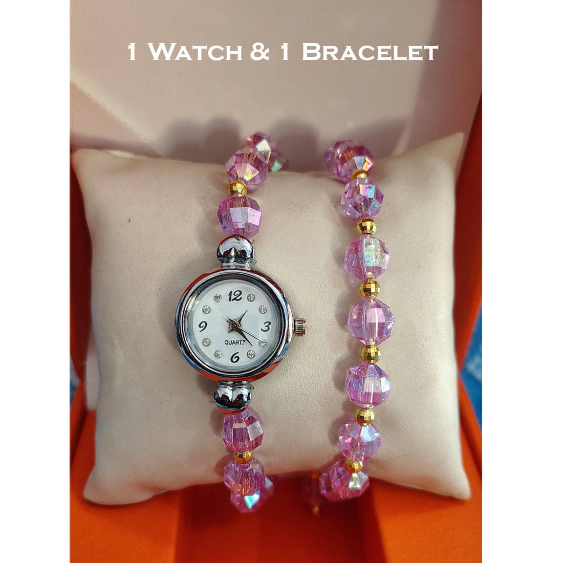     			MARKRIN Silver Plastic Analog Womens Watch