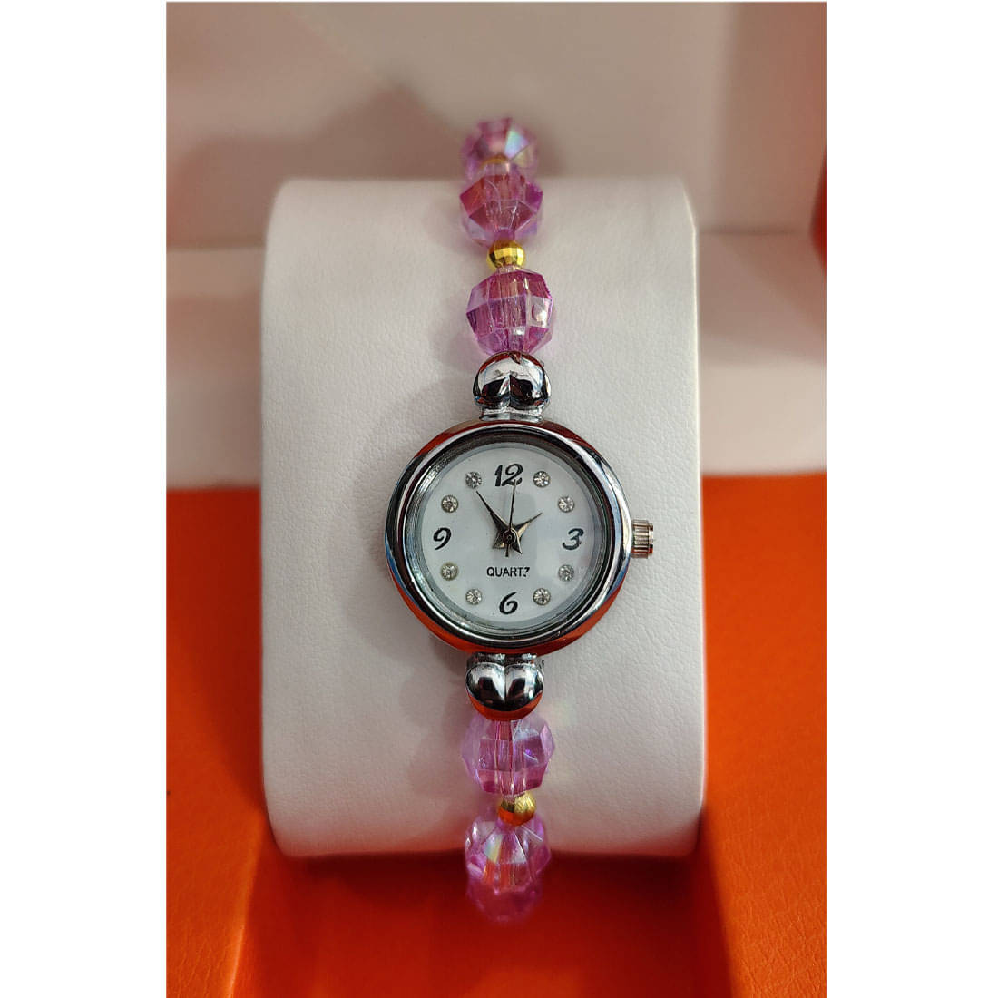     			MARKRIN Silver Plastic Analog Womens Watch