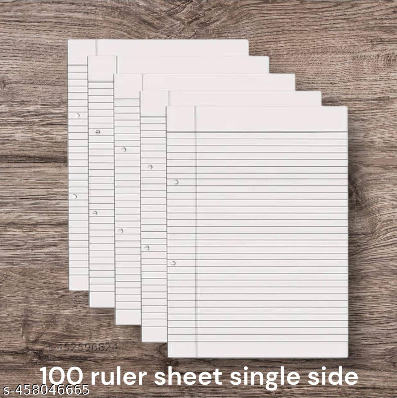 POSSHE 100 sheet ruler sheet one side 90 gsm for kidz project & multi used POSSHE 100 sheet ruler sheet one side 90 gsm for kidz project & multi used
