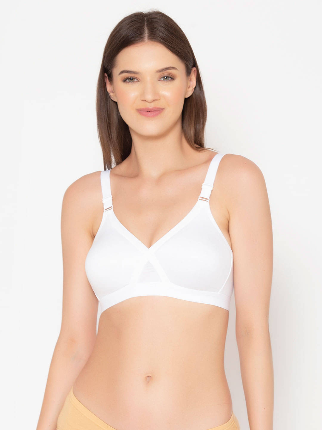     			Paris Beauty Pack of 1 Lycra Non Padded T-Shirt Bra For Women ( White )