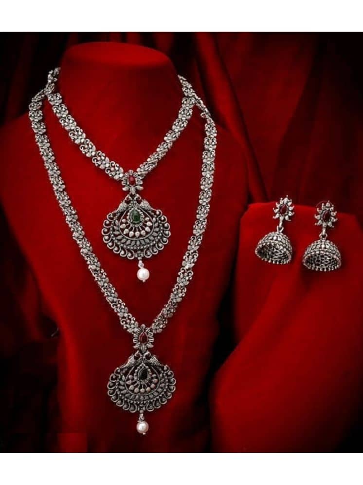 RIENTA JWL Gold Alloy Necklace Set ( Pack of 1 )