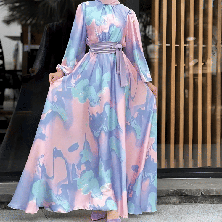     			SARINKU Polyester Burqa without Hijab Multicolor ( Pack of 1 )