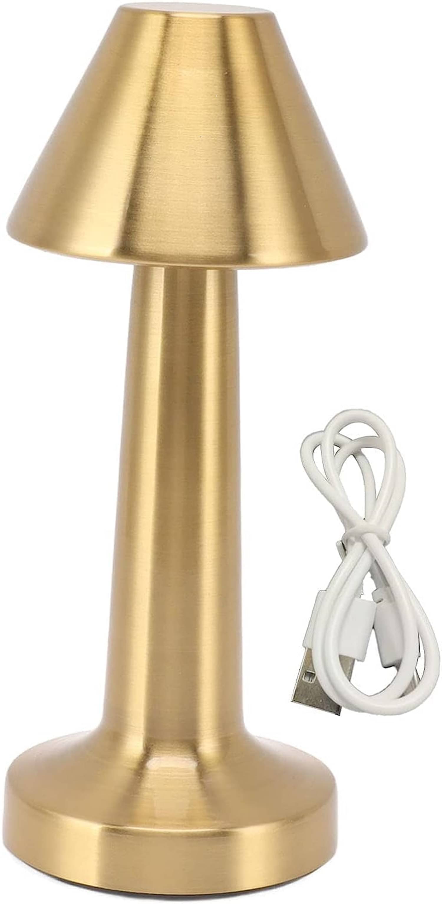     			Shopeleven Gold Table Lamp ( Pack of 1 )