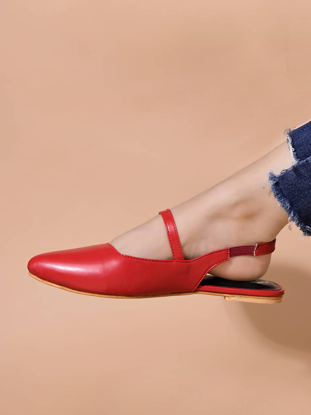     			Stylestry Red Women's Flats