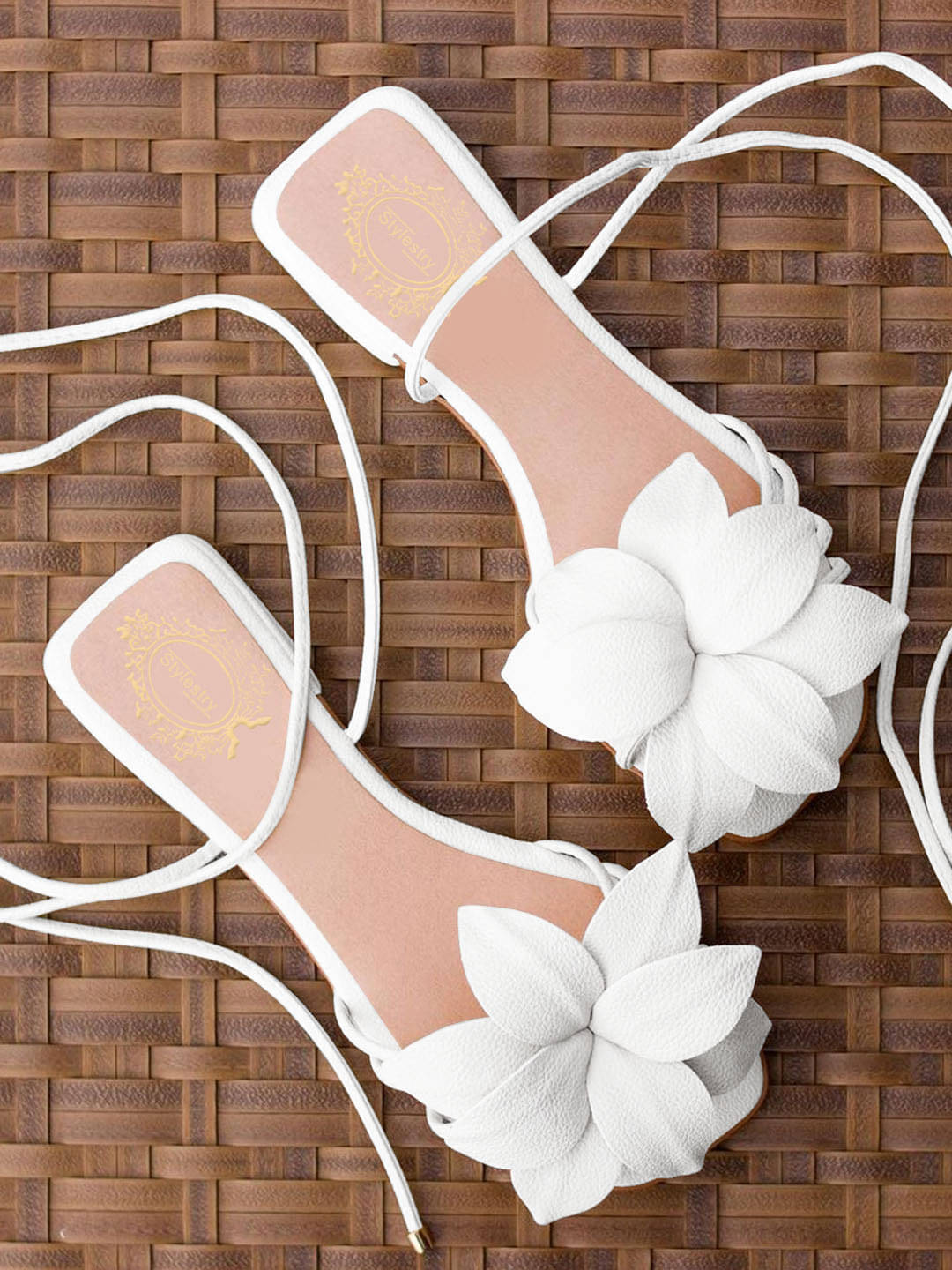 Stylestry White Women's Flats Stylestry White Women's Flats