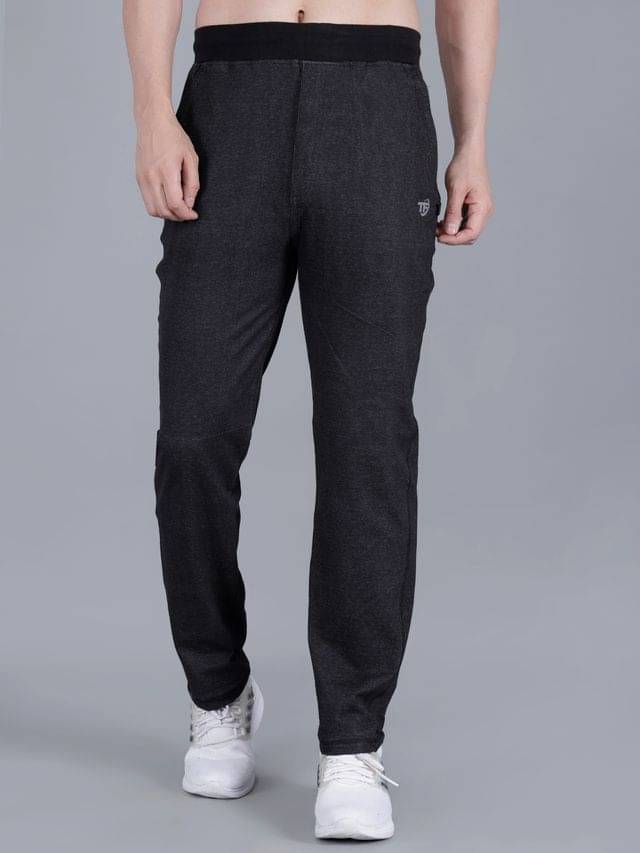 TF Grey Cotton Blend Men's Sports Trackpants ( Pack of 1 )     			TF Grey Cotton Blend Men's Sports Trackpants ( Pack of 1 )