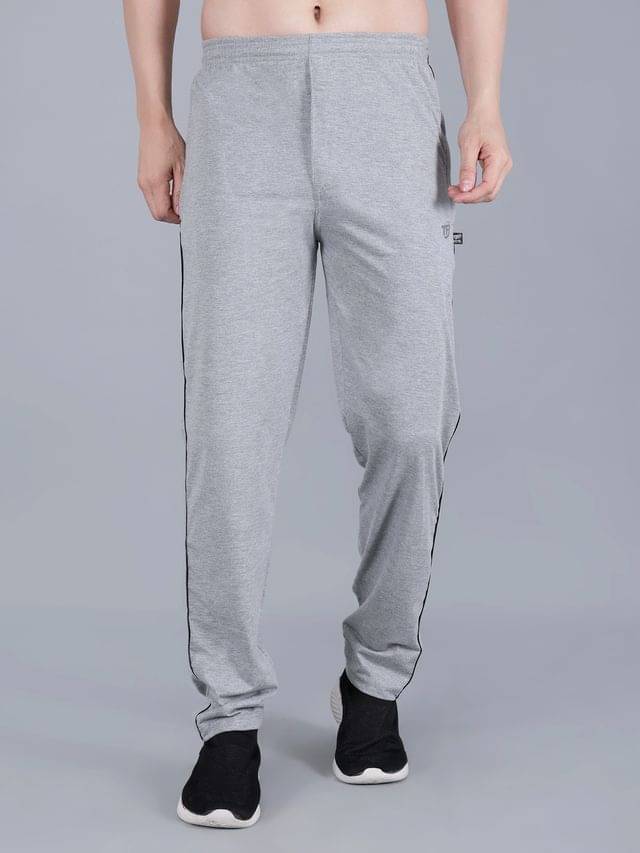     			TF Grey Cotton Blend Men's Sports Trackpants ( Pack of 1 )