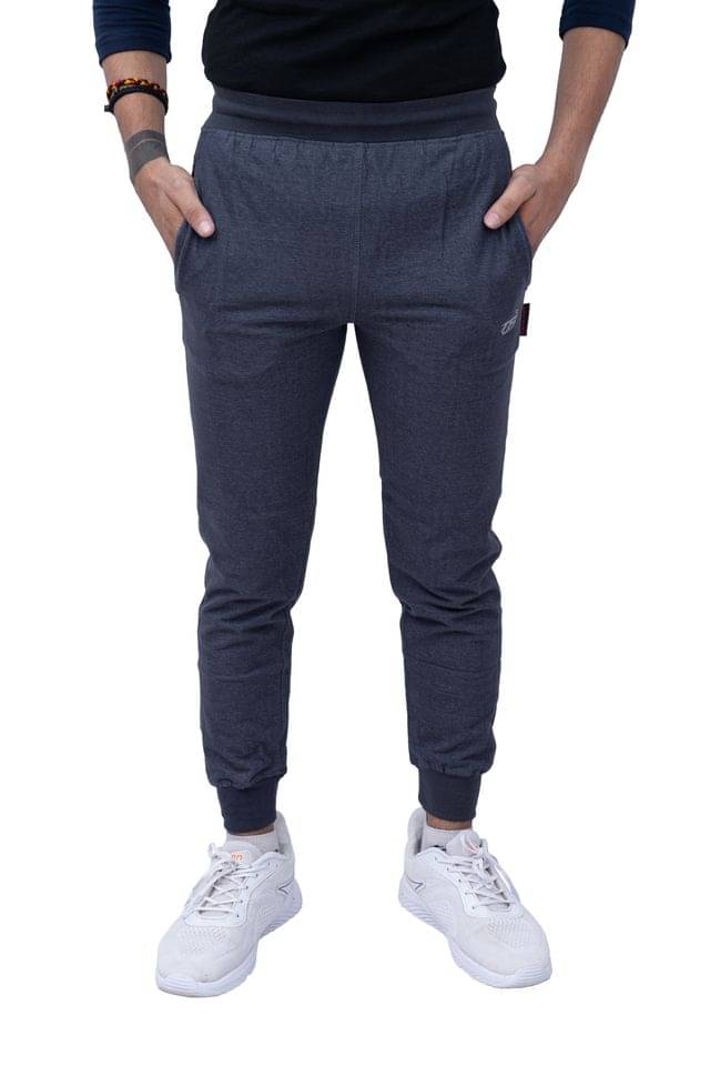     			TF Grey Melange Cotton Blend Men's Sports Joggers ( Pack of 1 )