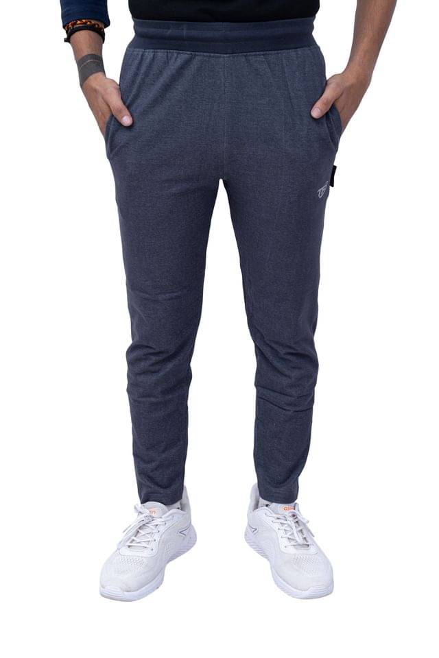     			TF Grey Melange Cotton Blend Men's Sports Trackpants ( Pack of 1 )