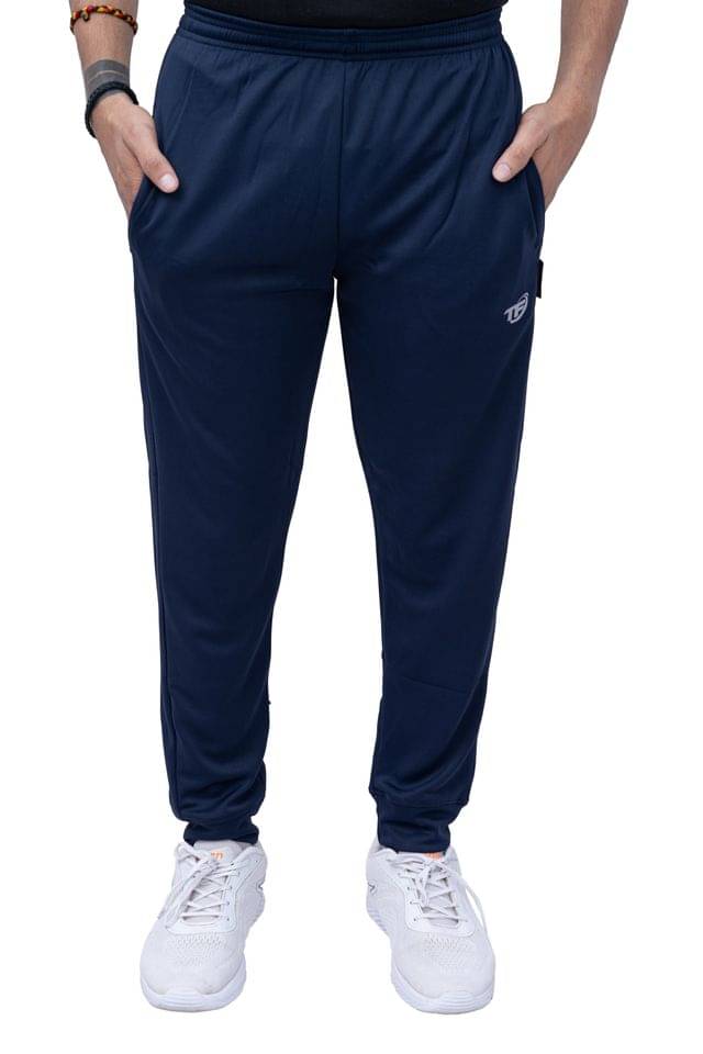 TF Navy Lycra Men's Sports Trackpants ( Pack of 1 ) TF Navy Lycra Men's Sports Trackpants ( Pack of 1 )