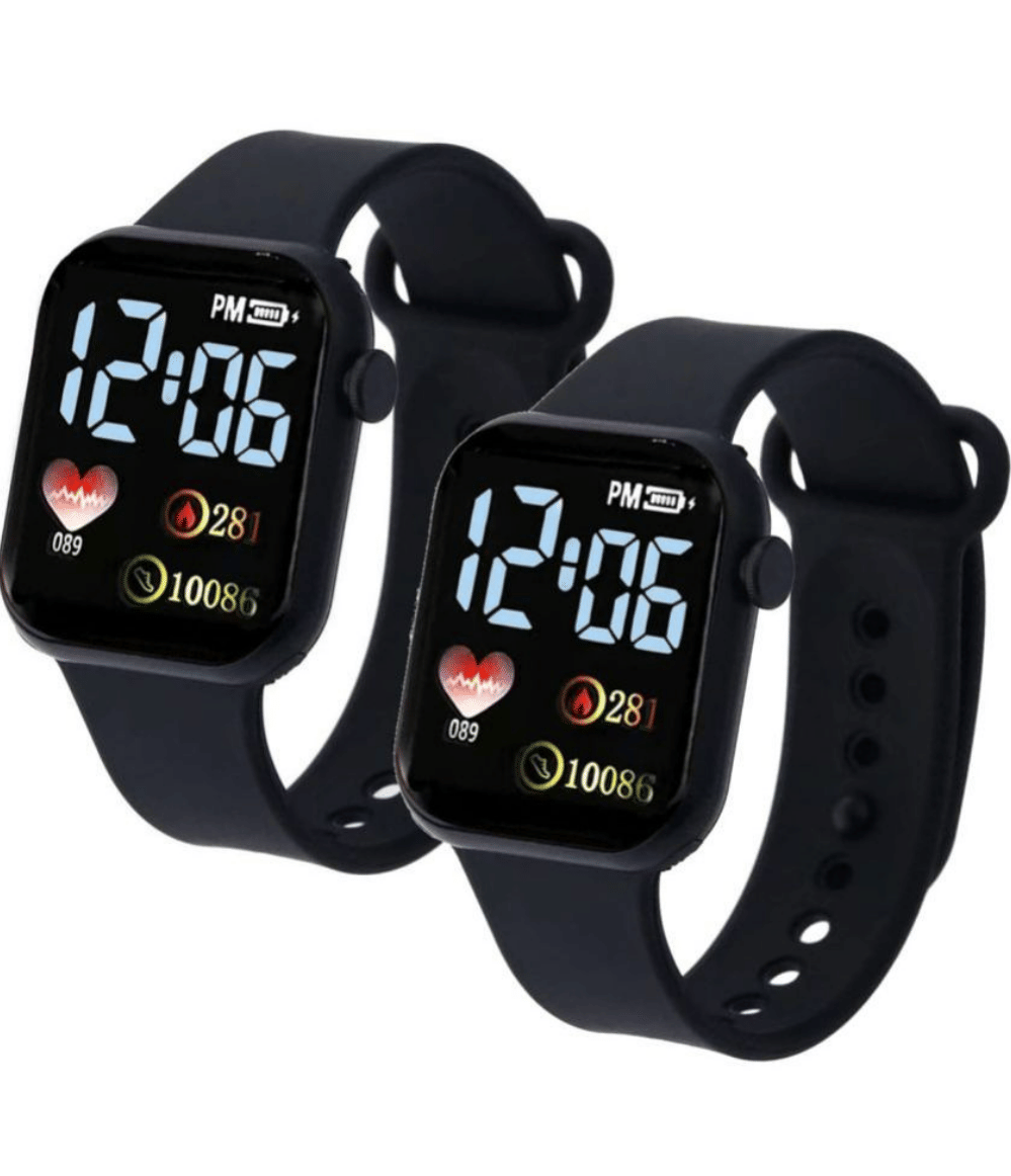 THMT Black Dial Analog Boys Watch ( Pack Of 2 )     			THMT Black Dial Analog Boys Watch ( Pack Of 2 )