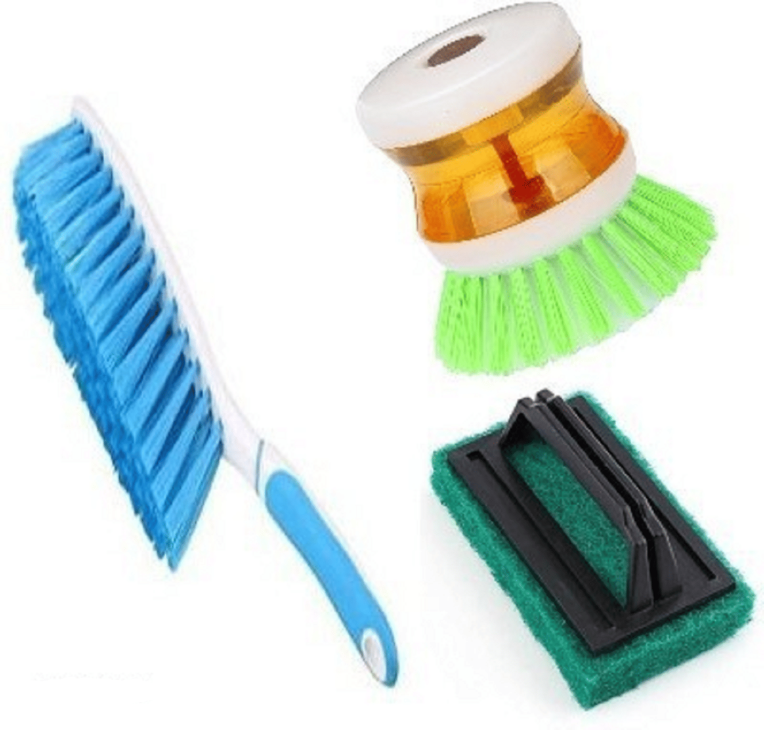     			WHITEIBIS Plastic Floor & Tile Brush ( 3 )