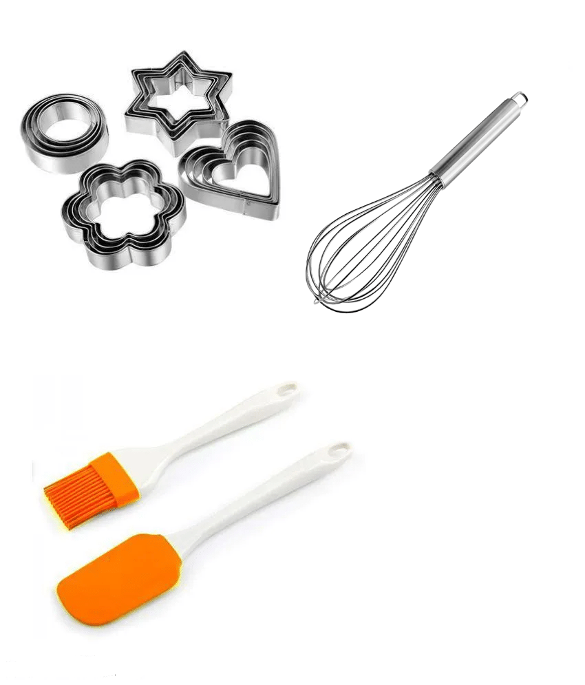     			WHITEIBIS Steel Multicolor Balloon Whisk 25