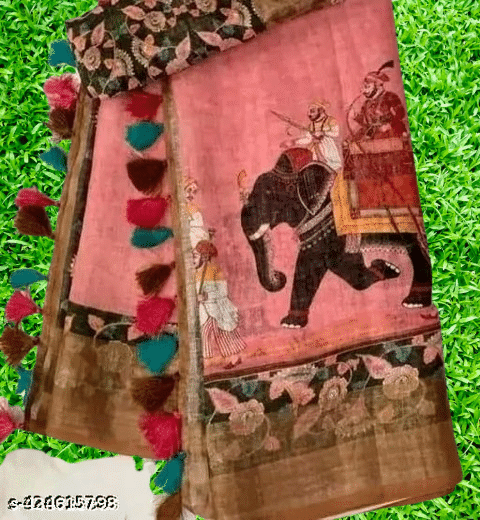 mahalaxmi fab Cotton Printed Saree With Unstitched Blouse Piece ( Pink ) mahalaxmi fab Cotton Printed Saree With Unstitched Blouse Piece ( Pink )