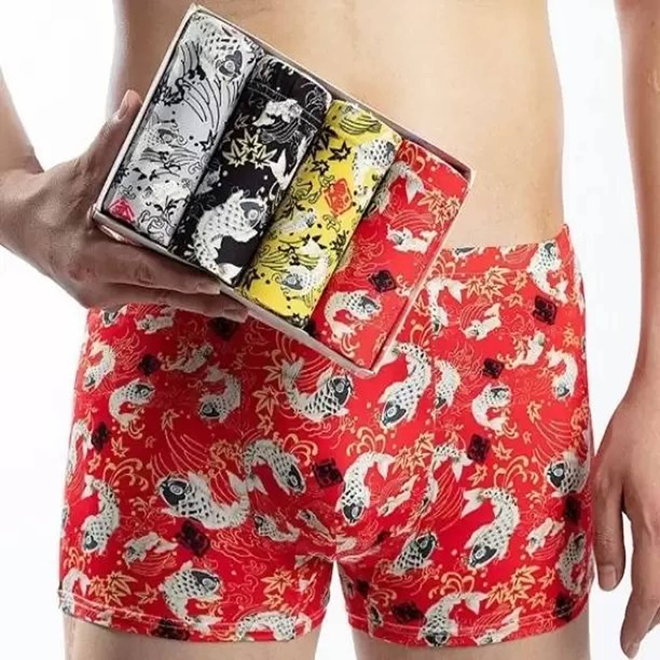 Cavenders Pack of 5 Nylon Trunks For Men's ( Multicolor )