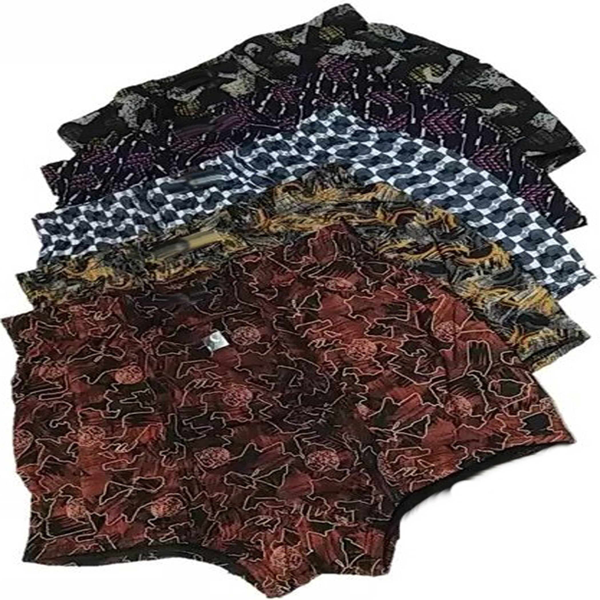 Cavenders Pack of 5 Nylon Trunks For Men's ( Multicolor )