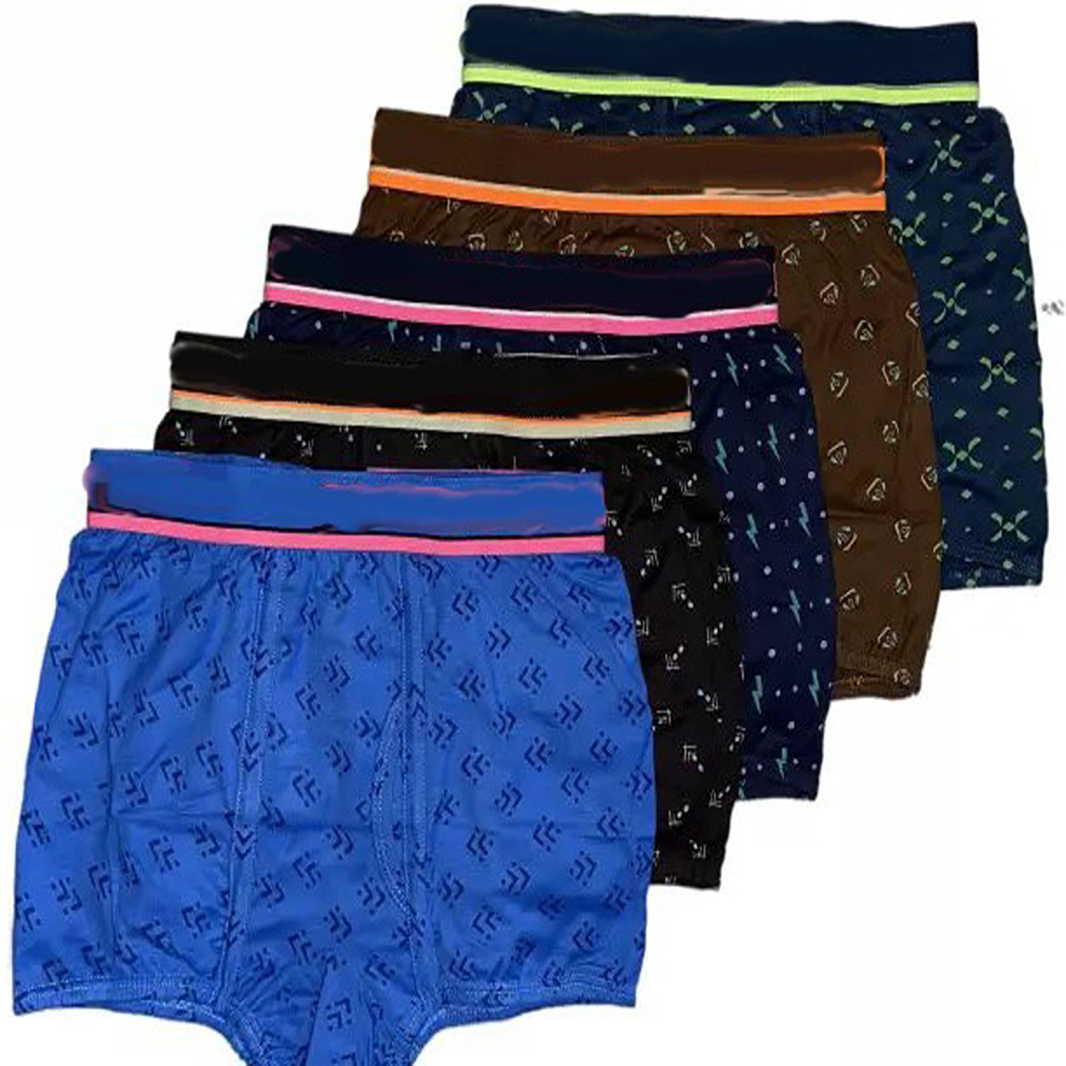 Cavenders Pack of 5 Nylon Trunks For Men's ( Multicolor )