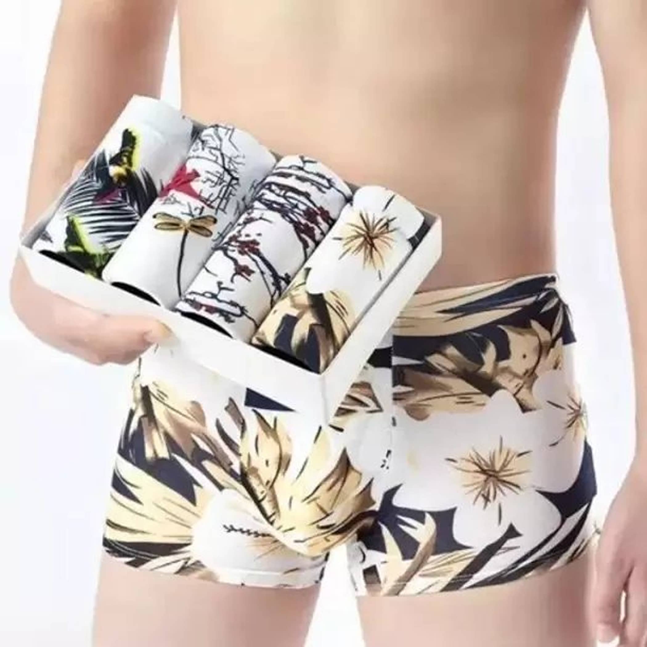 Cavenders Pack of 5 Nylon Trunks For Men's ( Multicolor )