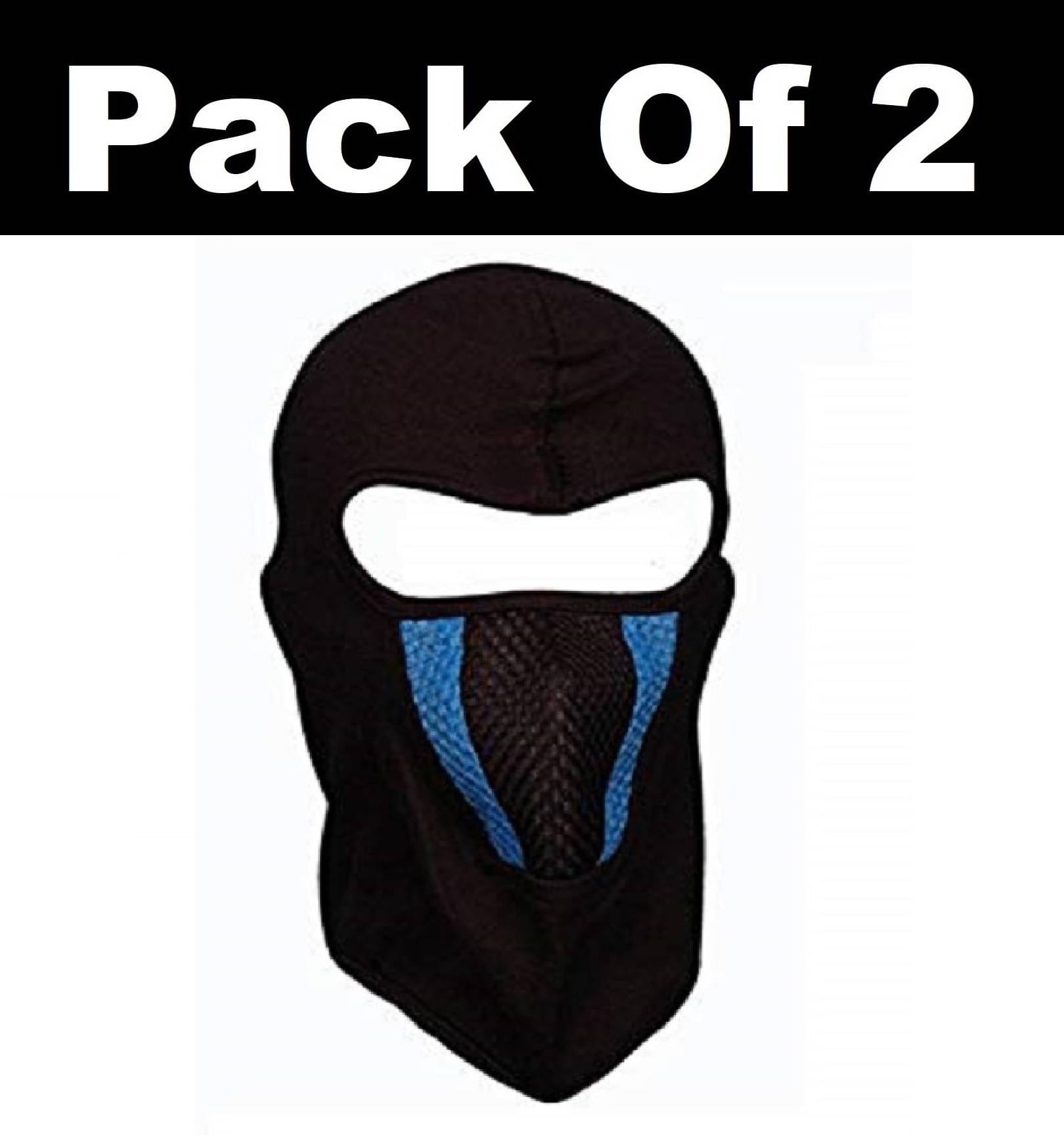 H-STORE Black Solid Cotton Face Cover H-STORE Black Solid Cotton Face Cover