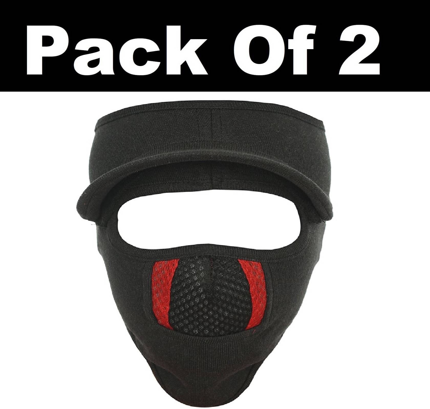     			Im unique Black Solid Cotton Face Cover