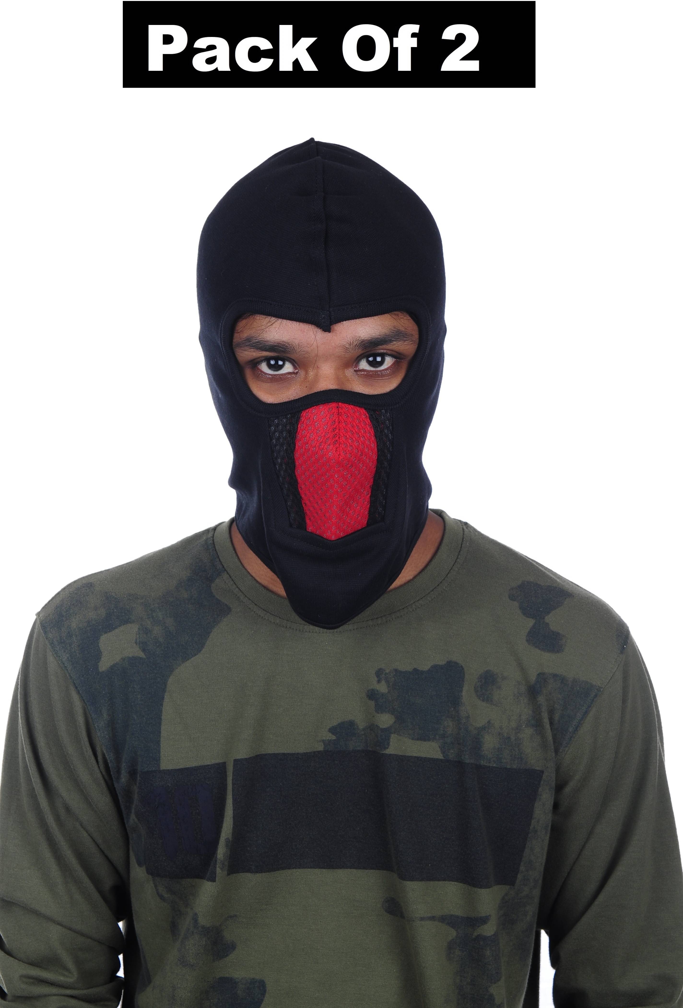 Im unique Black Solid Cotton Face Cover     			Im unique Black Solid Cotton Face Cover