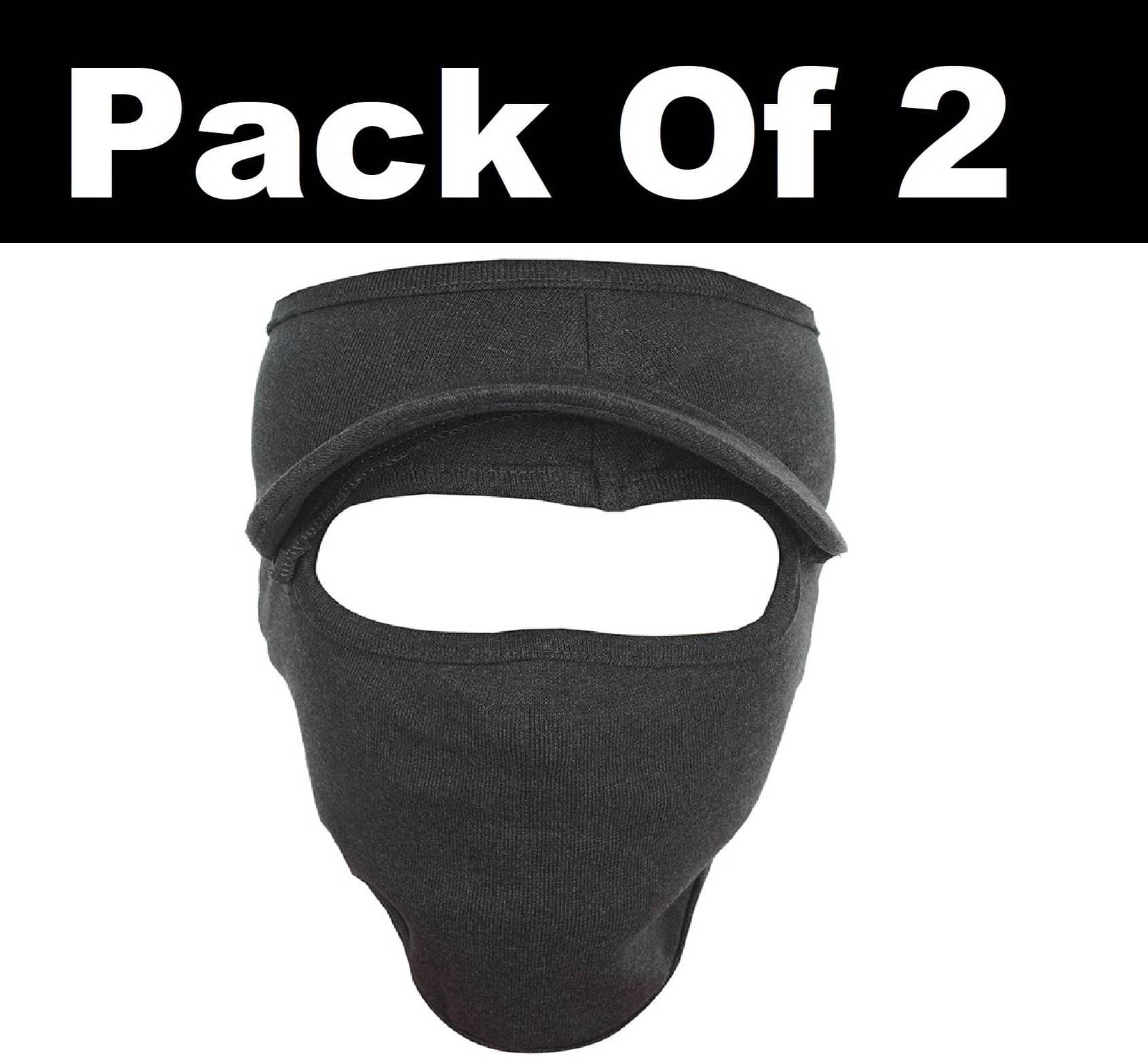     			Im unique Gray Solid Cotton Face Cover