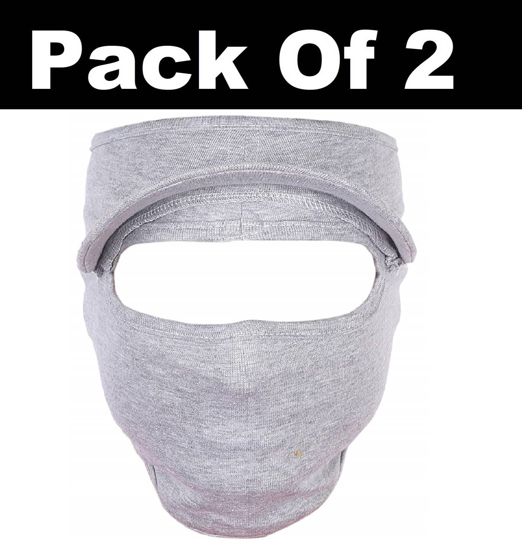 Im unique Gray Solid Cotton Face Cover Im unique Gray Solid Cotton Face Cover