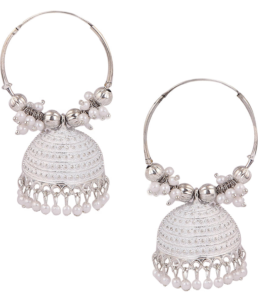 Keviv Blue Bali Earrings ( Pack of 1 ) - Earrings | Buy online on ZillyBuy