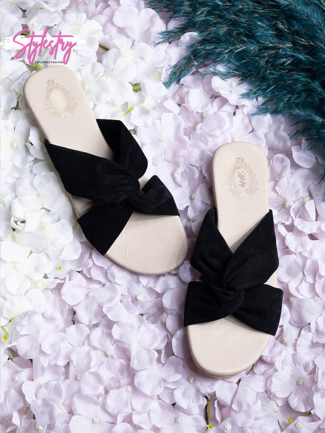 Stylestry Black Women's Flats