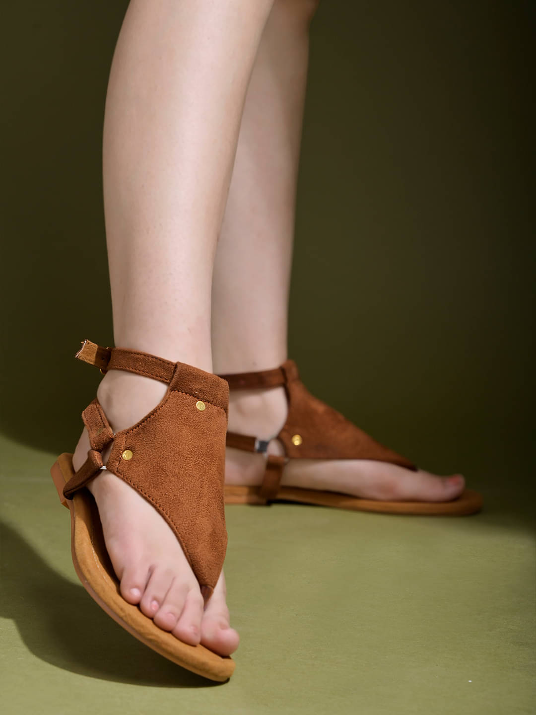     			Stylestry Tan Women's Flats