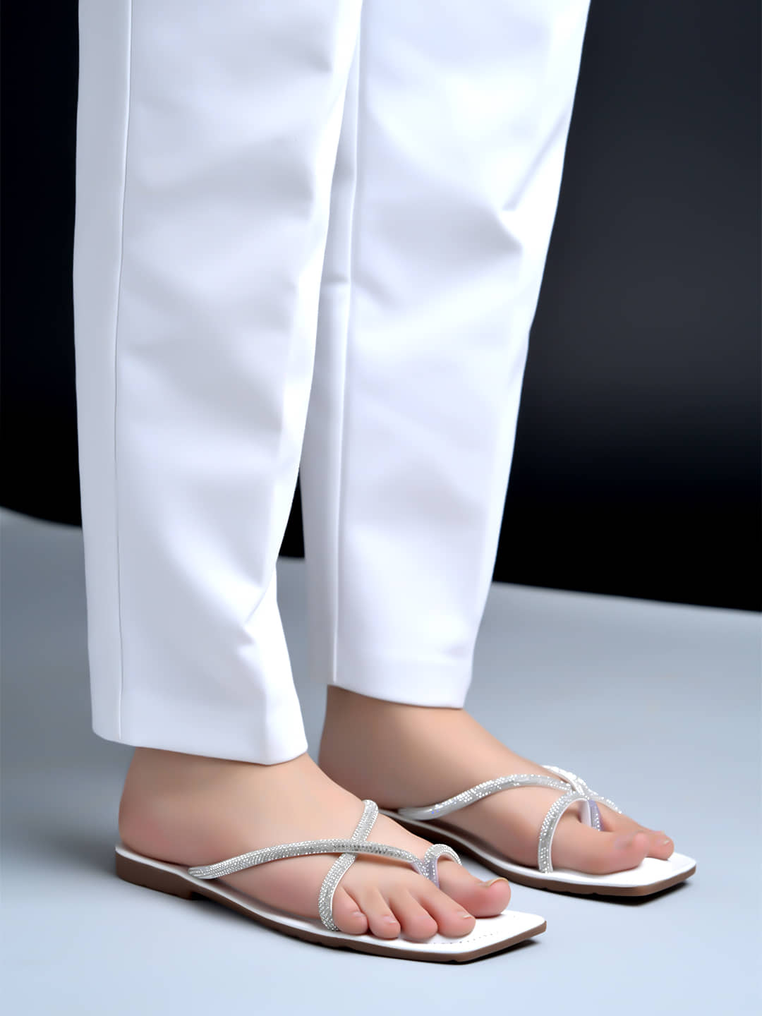 Stylestry Rose Gold Women's Flats