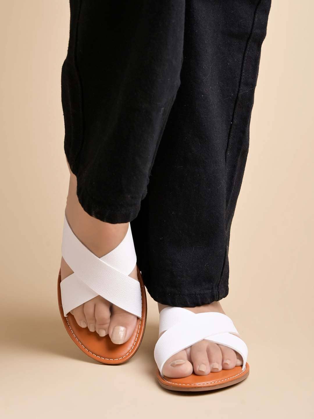 Stylestry White Women's Flats