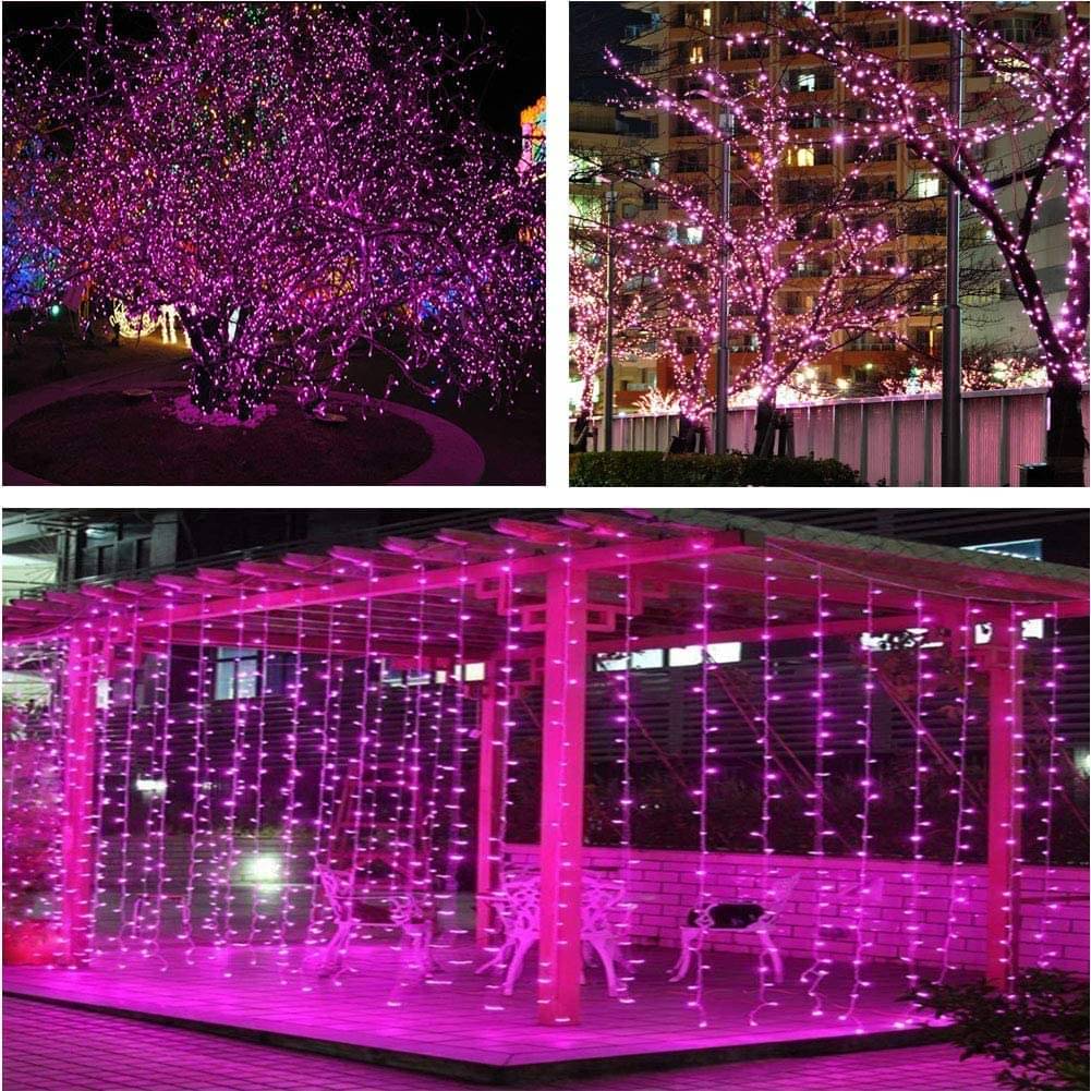     			ZESTRUM Pink 11 Mtr String Light ( Pack of 4 )