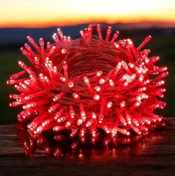     			ZESTRUM Red 11 Mtr String Light ( Pack of 1 )