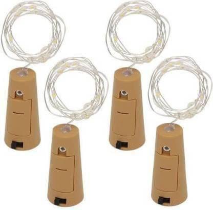     			ZESTRUM Yellow 3M Cork light ( Pack of 4 )