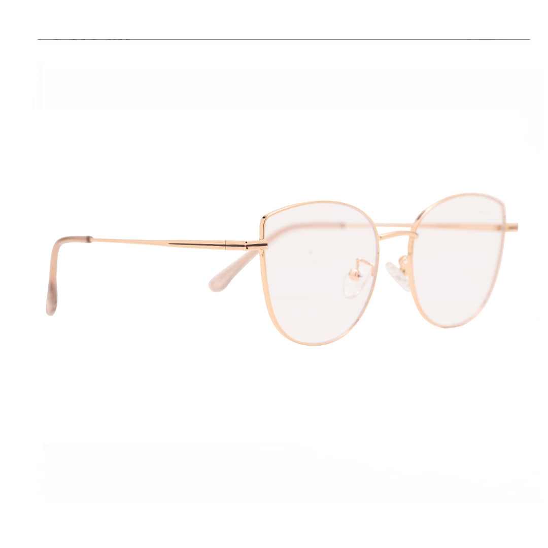 Admire Gold Full Rim Cat Eye Computer Glasses ( Pack of 1 )