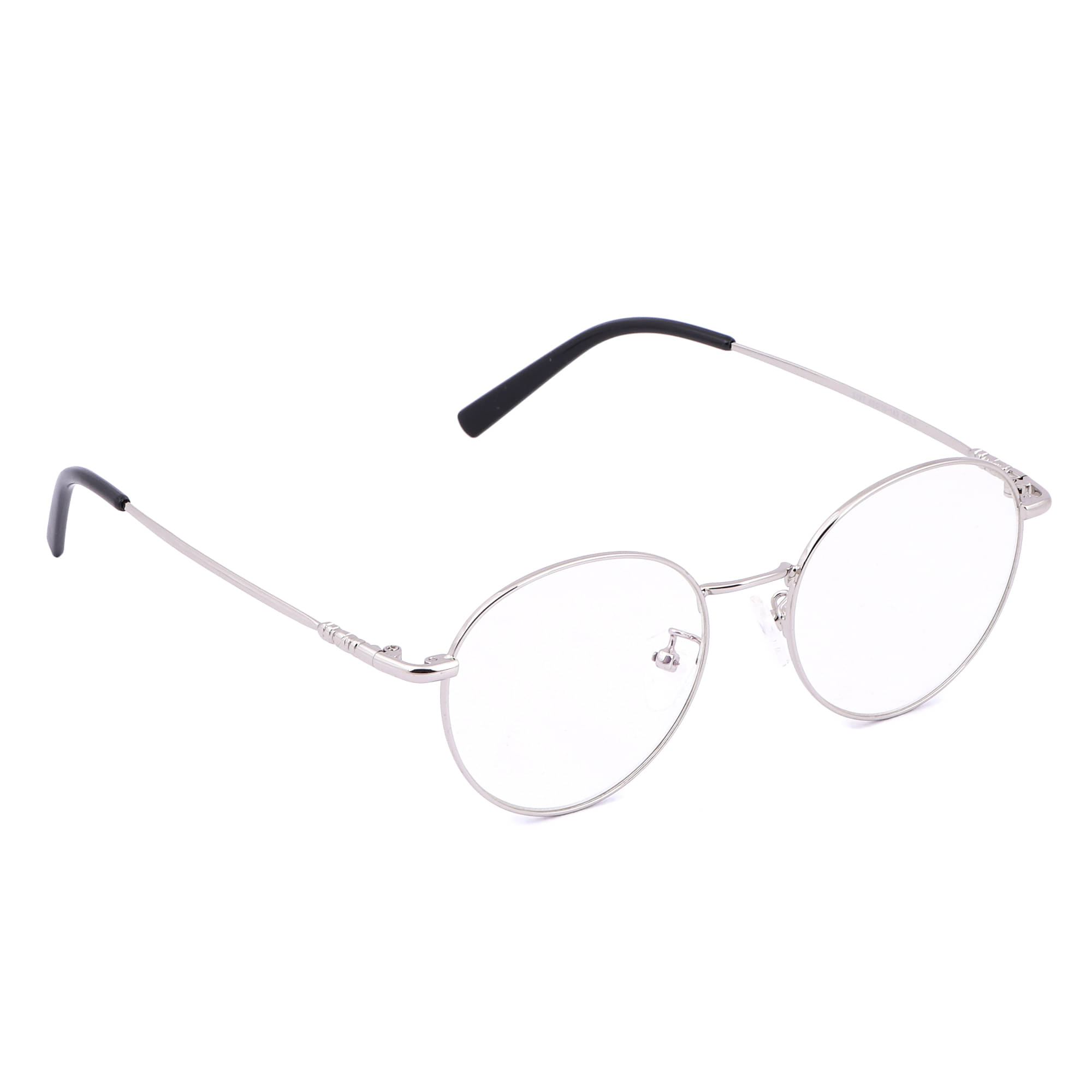     			Admire Silver Full Rim Round Computer Glasses ( Pack of 1 )