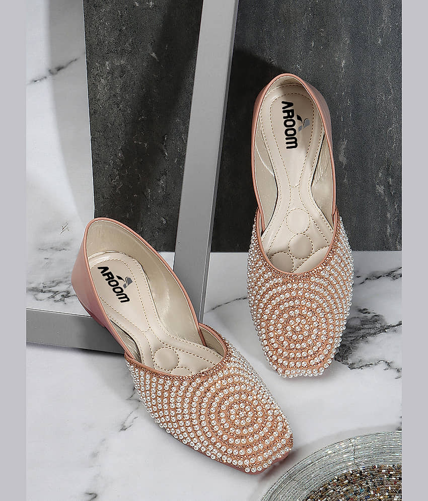 Aroom Silver Women's Ethnic Ballerinas - Casual Shoes | Buy online on ZillyBuy