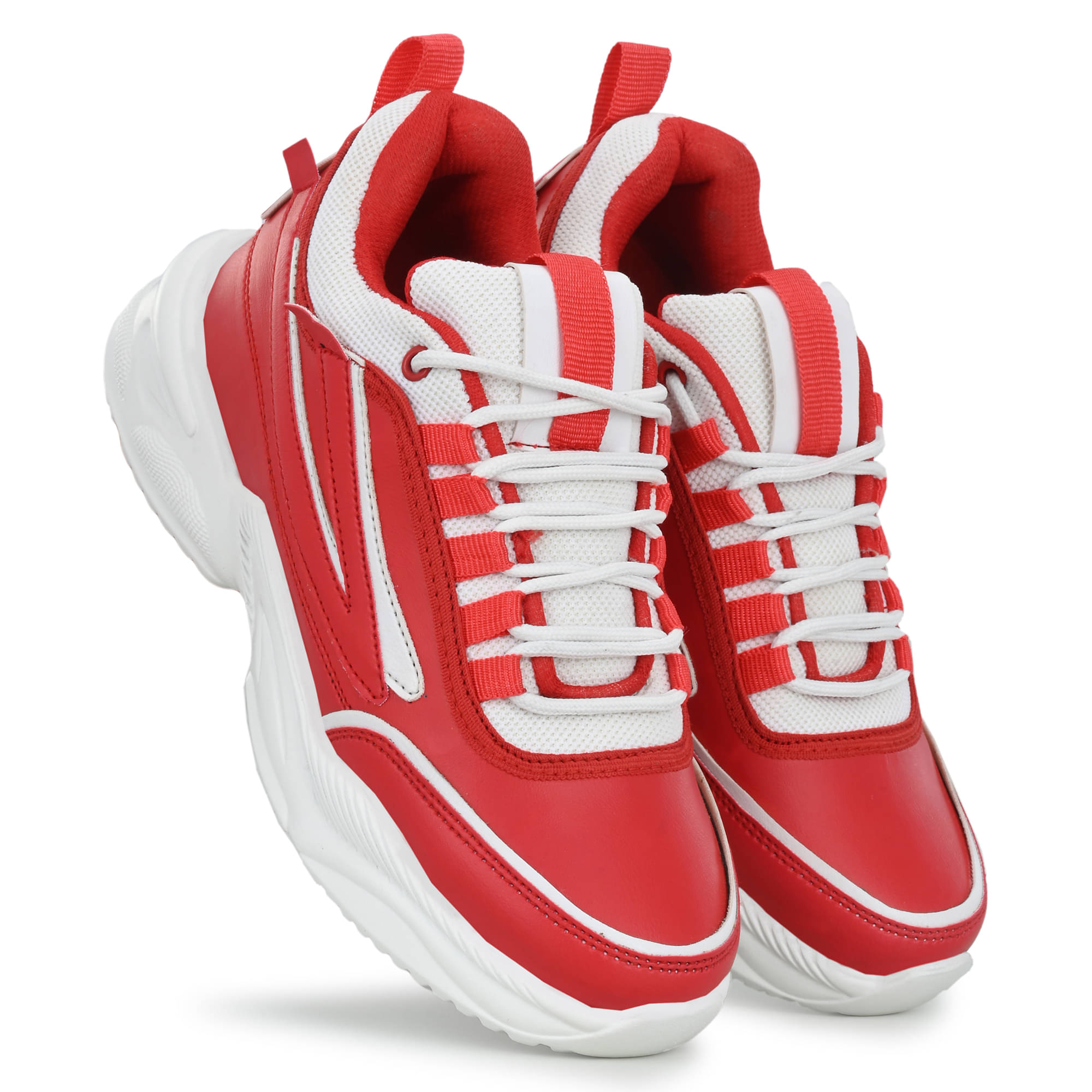     			Aroom Red Women's Sneakers