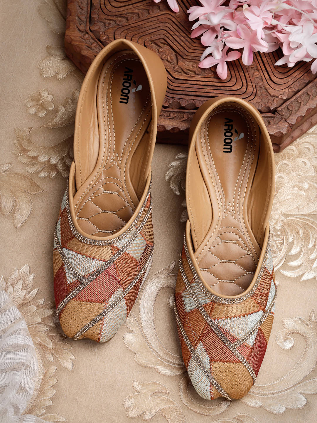 Aroom Tan Women's Casual Ballerinas Aroom Tan Women's Casual Ballerinas