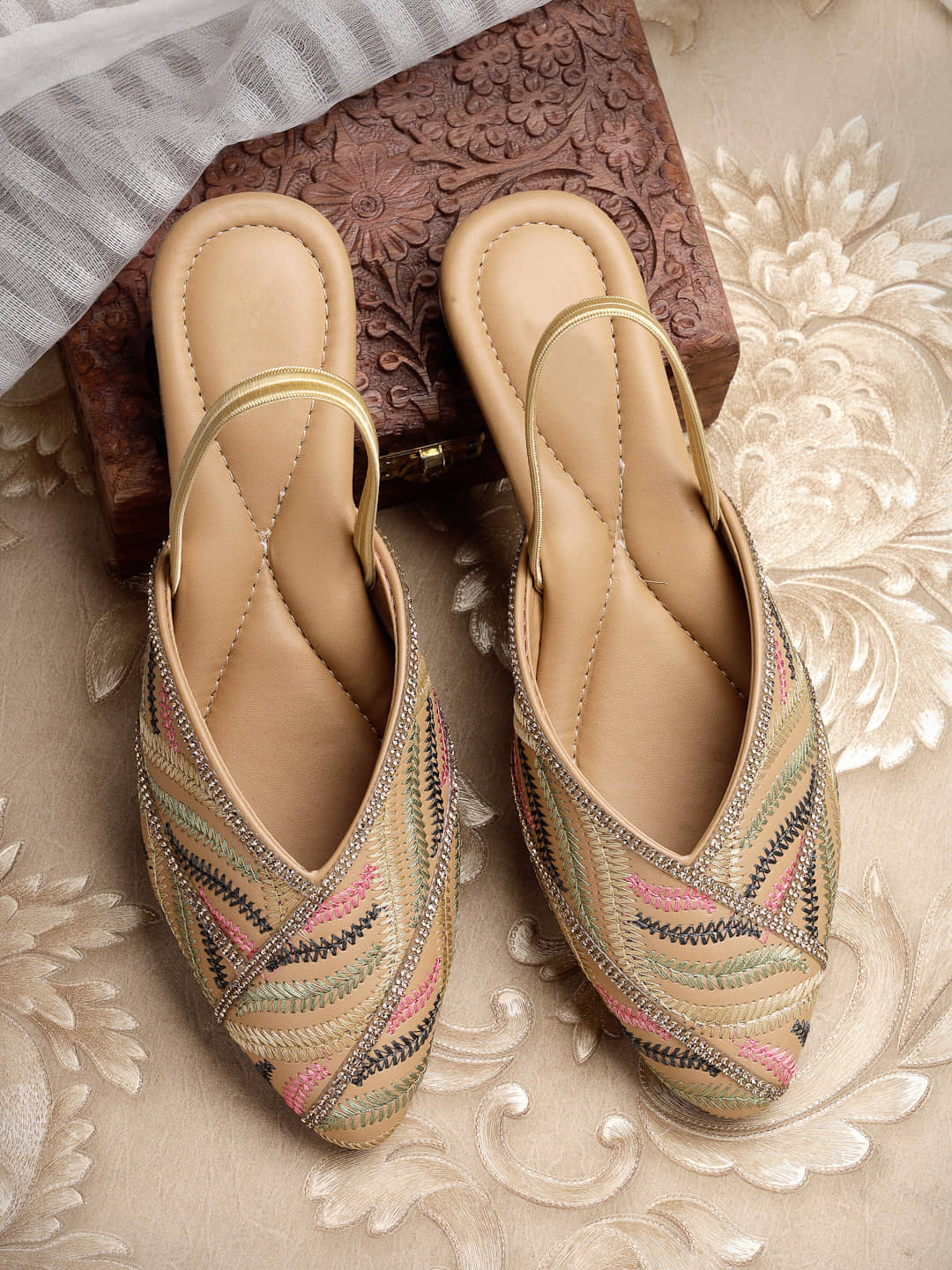 Aroom Peach Women's Flats