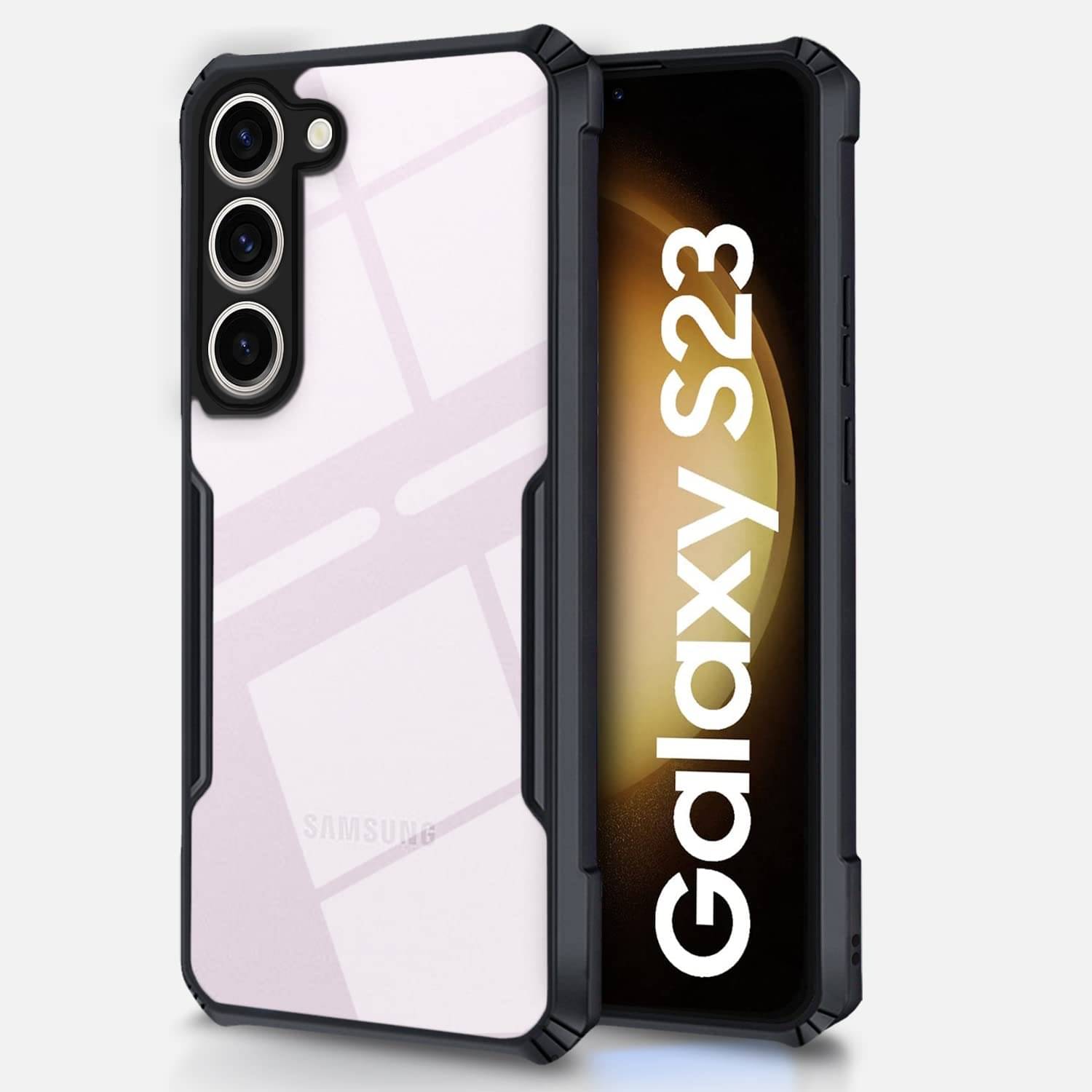 BEING STYLISH Shock Proof Case Compatible For Polycarbonate Samsung Galaxy S23 ( Pack of 1 )     			BEING STYLISH Shock Proof Case Compatible For Polycarbonate Samsung Galaxy S23 ( Pack of 1 )