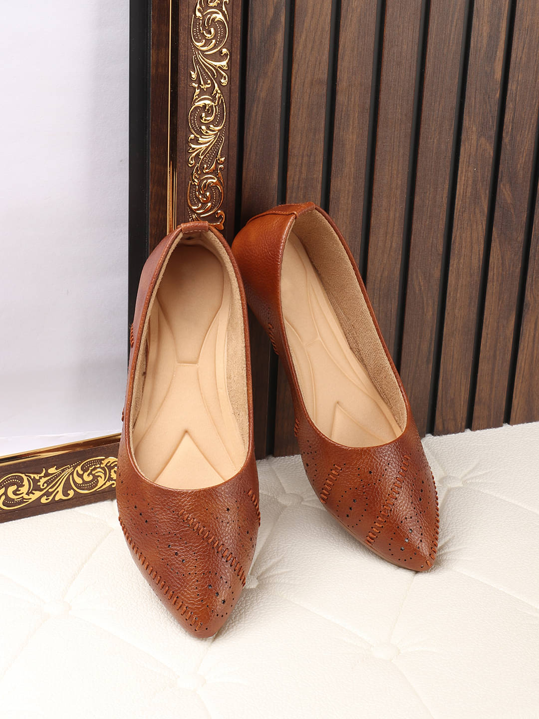 Carrito Tan Women's Casual Ballerinas     			Carrito Tan Women's Casual Ballerinas