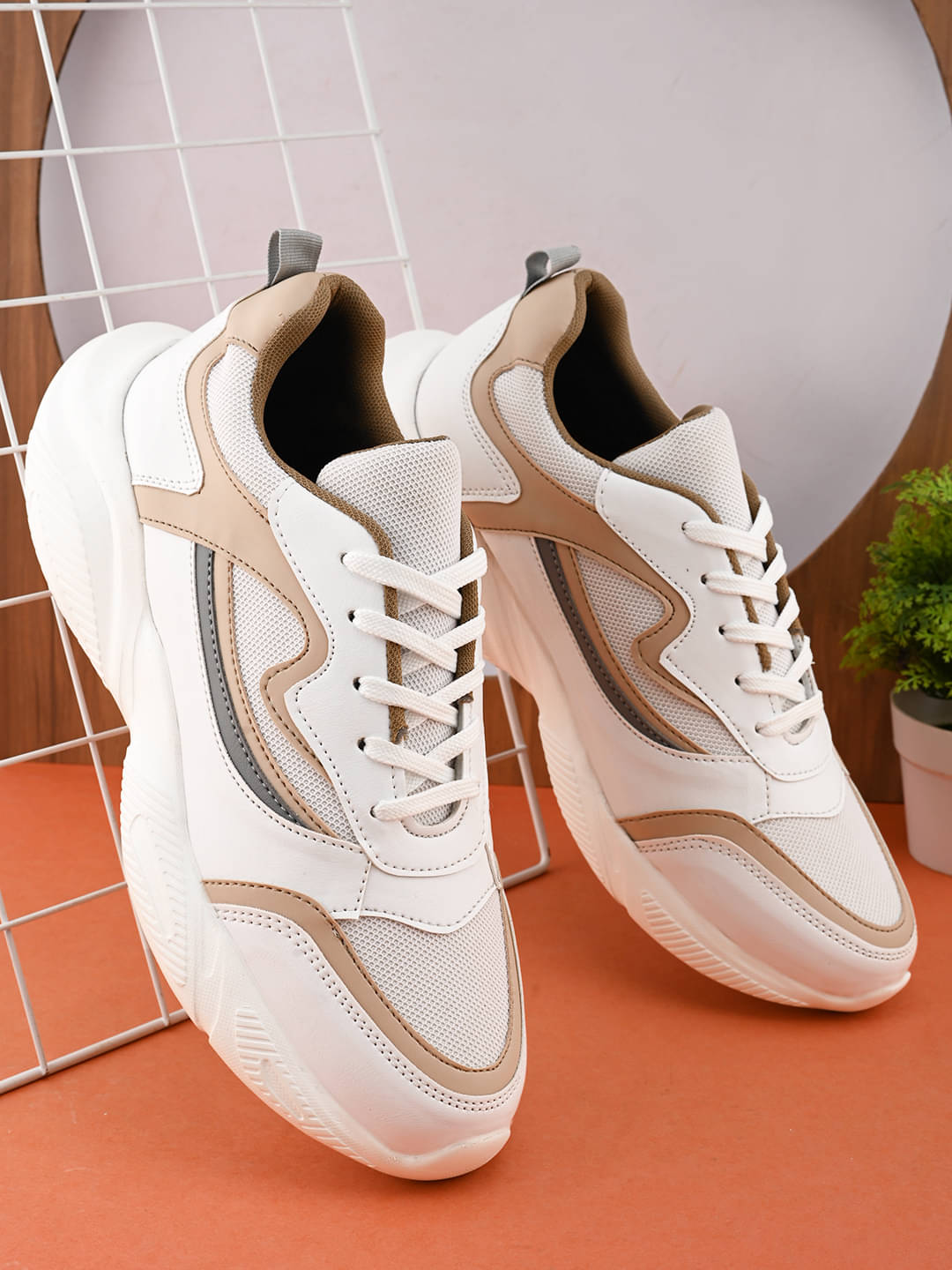     			Fashion Victim White Men's Sneakers